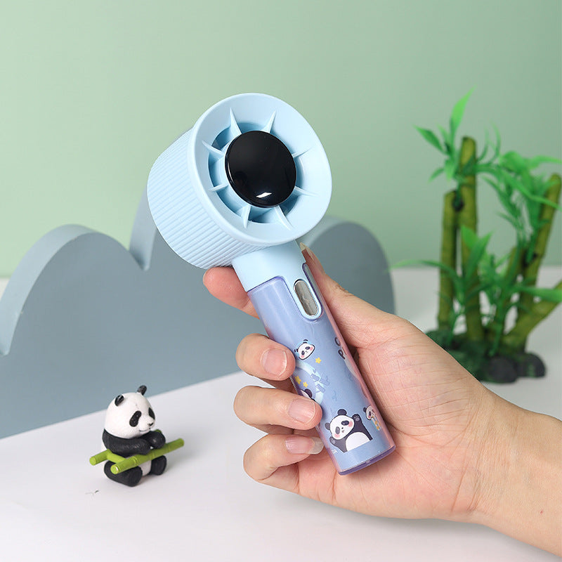 Ventilator portabil unisex cu umidificator integrat și design panda 6