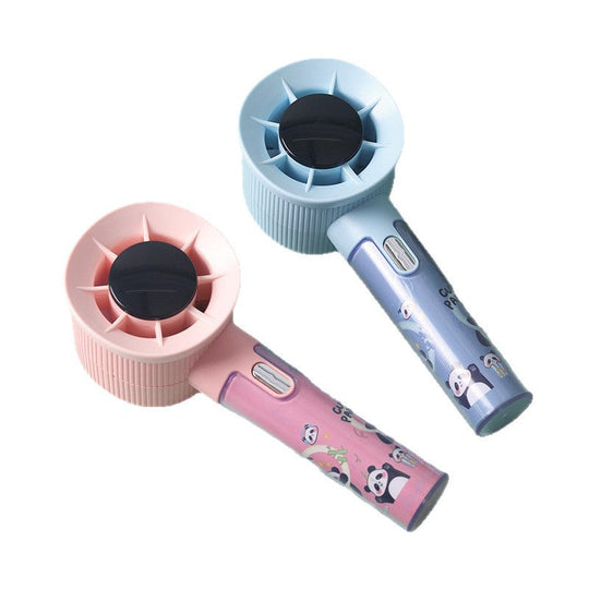 Ventilator portabil unisex cu umidificator integrat și design panda 8