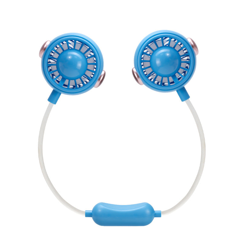 Ventilator portabil unisex pentru răcire purtat pe gât 1