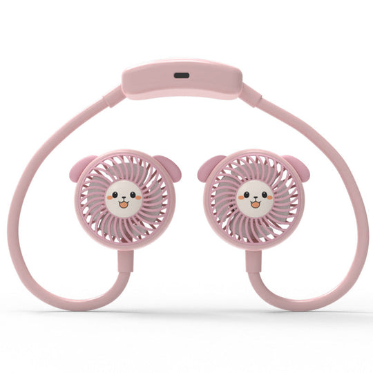Ventilator unisex portabil pentru gât cu design panda 2