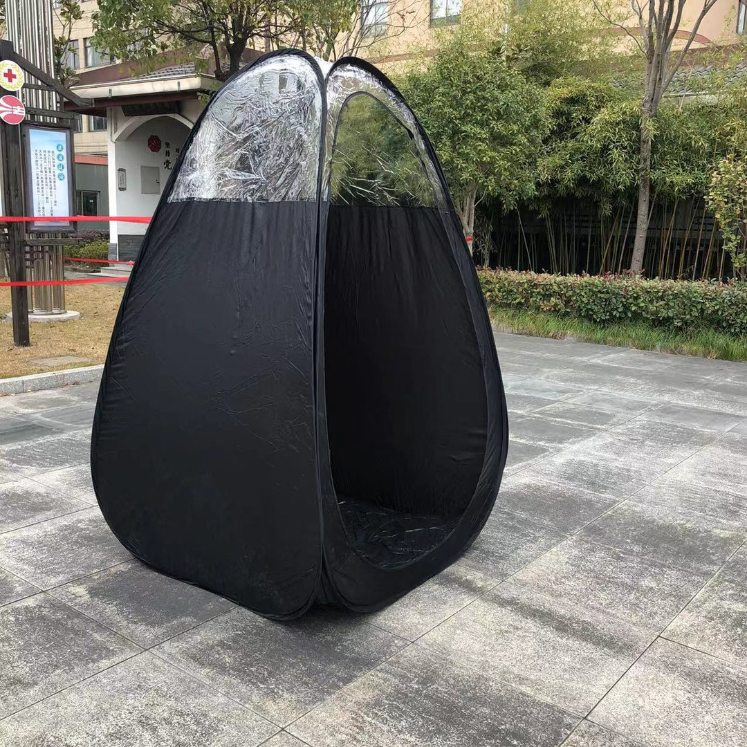 Vestiar Mobil cu Ecran de Confidențialitate Pop-Up pentru Exterior 1