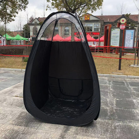 Vestiar Mobil cu Ecran de Confidențialitate Pop-Up pentru Exterior 2