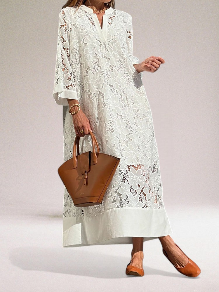 Vrouwen Kanten Jurk Tijdloze Elegantie 4