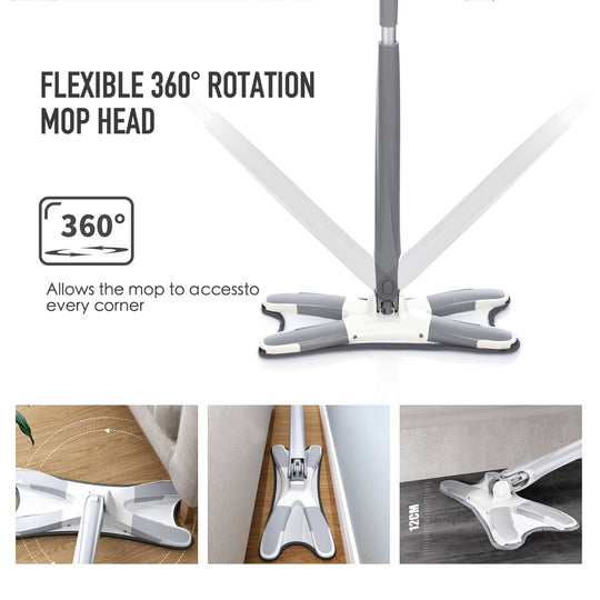 X-Type | Mop Pentru Curățarea Podelei Cu Microfibră