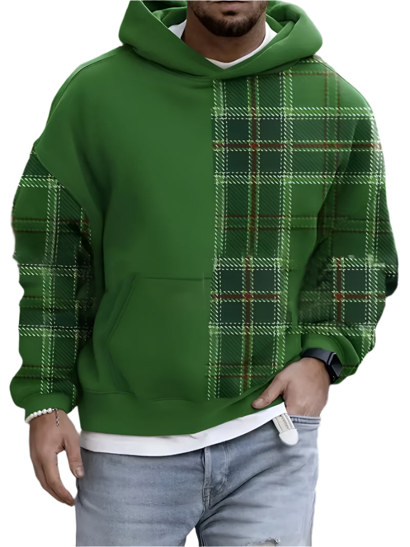 Variant image for Miesten Huppari Ruudullinen Rento 100% Puuvilla-1