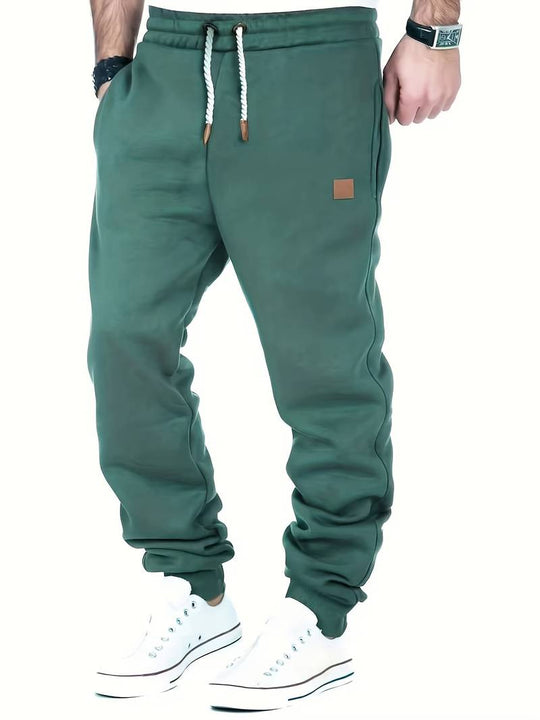 Variant image for Herre Bukser Løs Pasform med Snøre 100% Bomuld Casual Bukser til Mænd-17