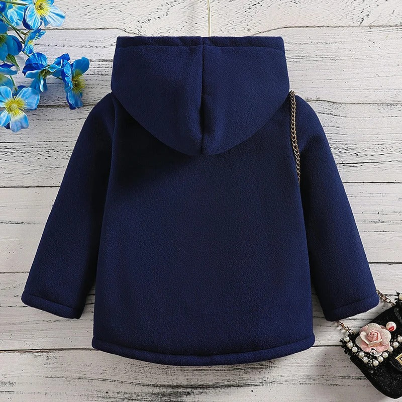 Palton de iarnă din fleece gros pentru fete