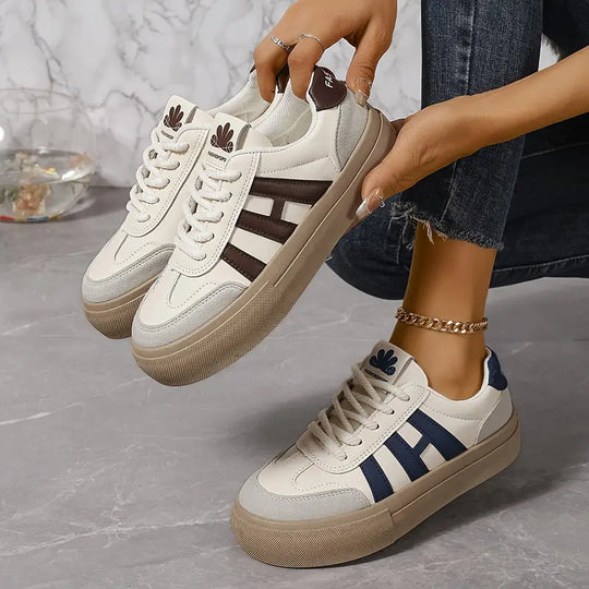 Kvinders Sneakers Letvægtsdesign Komfortabel Moderne Tekstil-4