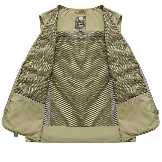 Herre Vest Mouwløs Moderne Funktionelt Design Polyester-3