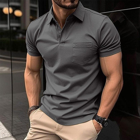 Variant image for Herre Polo Shirt Elegant Åndbar 100% Bomuld-24