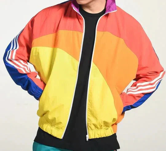 Herre Vindjakke Retro Style 100% Polyester-1