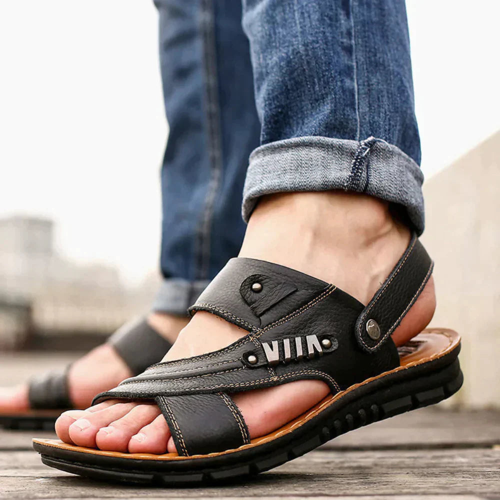 Variant image for Mænds Sandaler Ergonomisk Læder Komfortabel Design-17