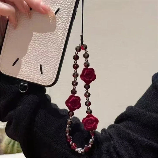 Șnur Telefon cu Pandantiv Floral pentru Femei 3