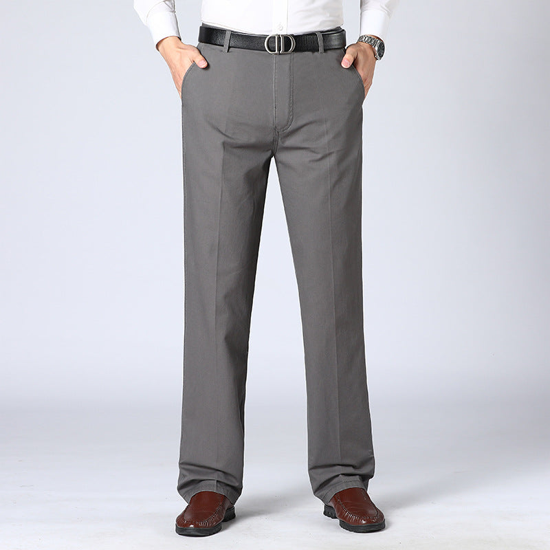 Heren Pantalon Casual Stijl Hoogwaardige Stof met Zakken 4