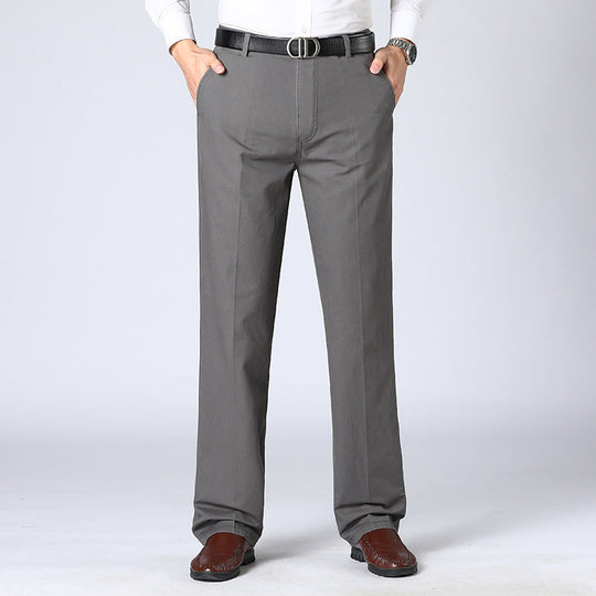 Heren Pantalon Casual Stijl Hoogwaardige Stof met Zakken 4