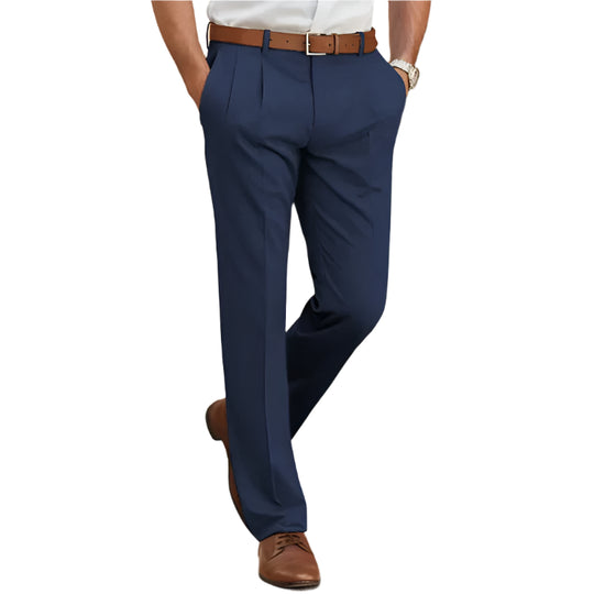 Heren Pantalon Casual Stijl Hoogwaardige Stof met Zakken 1