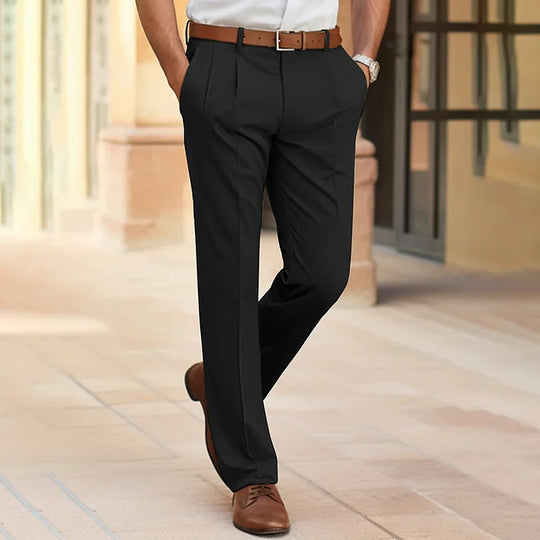 Heren Pantalon Casual Stijl Hoogwaardige Stof met Zakken 2