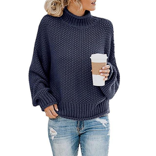 Kvinders Pullover Elegant Blød Bomuld-1