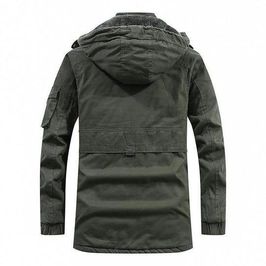 Herre Vinterjakke Modern Polyester Komfortabel Design-4