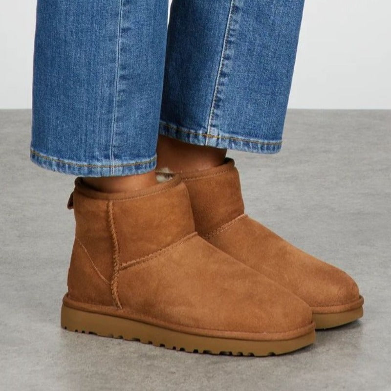 Dam Vinterstövlar Mini Boots Fleece Stövlar-5