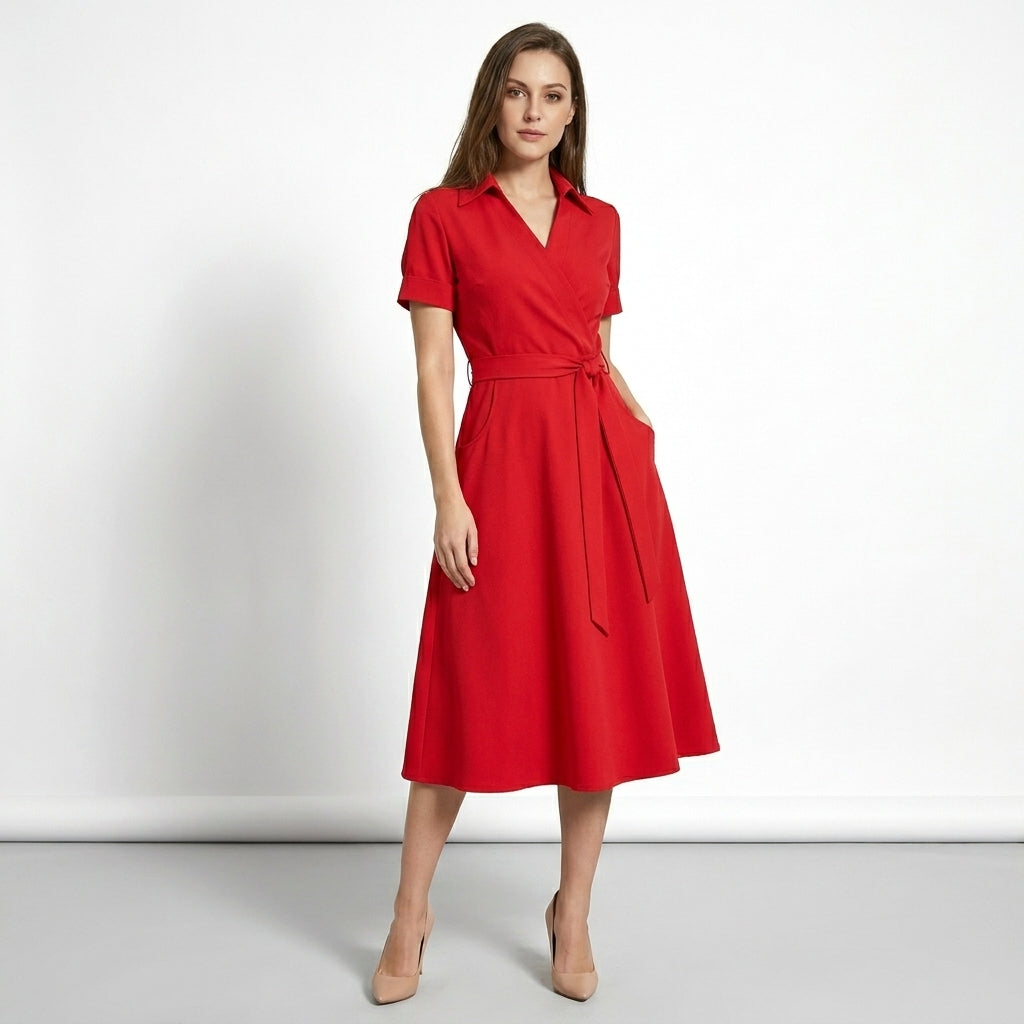 Rochie Maxi Femei cu Talie Legată Stil pentru Primăvară și Vară