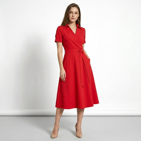 Rochie Maxi Femei cu Talie Legată Stil pentru Primăvară și Vară