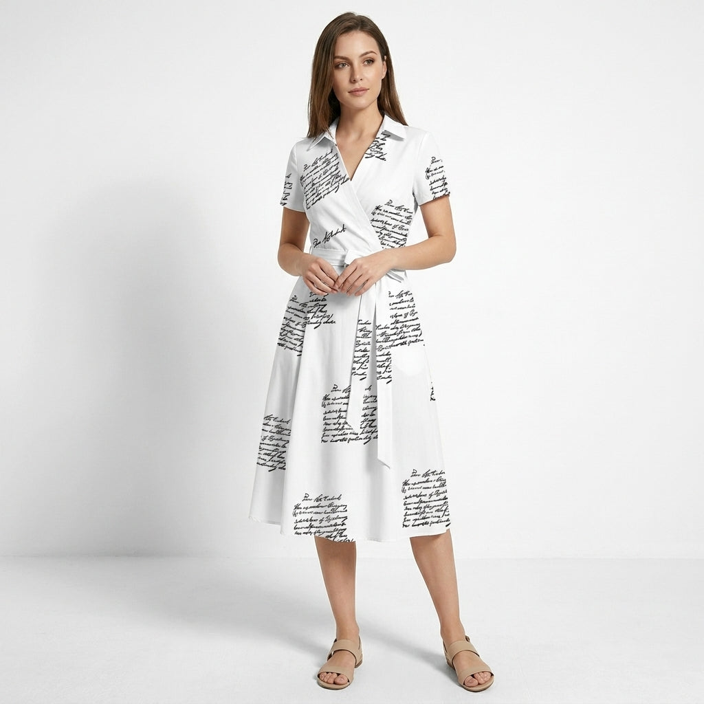 Rochie Maxi Femei cu Talie Legată Stil pentru Primăvară și Vară