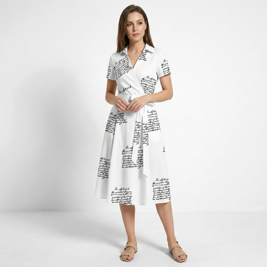 Rochie Maxi Femei cu Talie Legată Stil pentru Primăvară și Vară