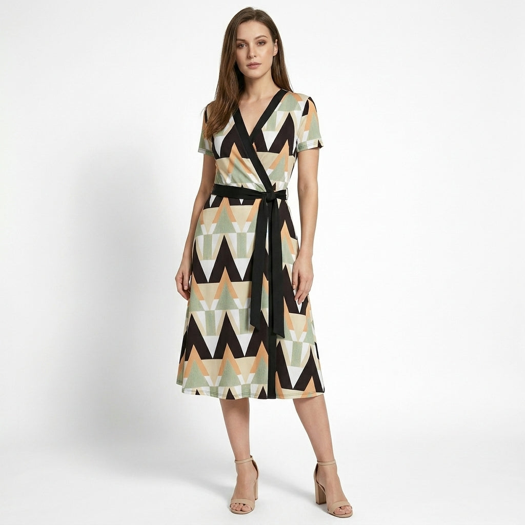Rochie Maxi Femei cu Talie Legată Stil pentru Primăvară și Vară