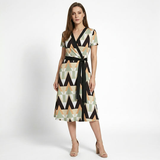 Rochie Maxi Femei cu Talie Legată Stil pentru Primăvară și Vară