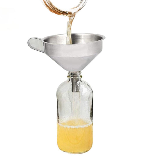 entonstainless kitchen oil funnel